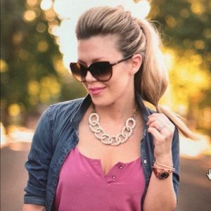 Loft Giuliana Rancic Breast Cancer Necklace